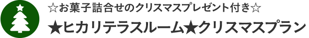 ★ヒカリテラス★クリスマスプラン